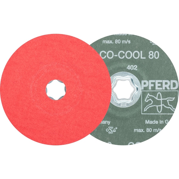 Pferd Combiclick Fiber Disc, 5", Co-Cool, 80 Grit 40736 - main